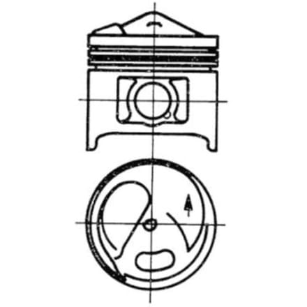 Zuiger KOLBENSCHMIDT 93 582 610