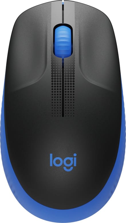 Logitech M190 - Draadloze muis - Blauw