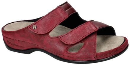 Berkemann -Dames - bordeaux - slippers & muiltjes - maat 40.5