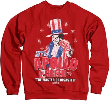 Rocky Sweater/trui -S- Apollo Creed Rood