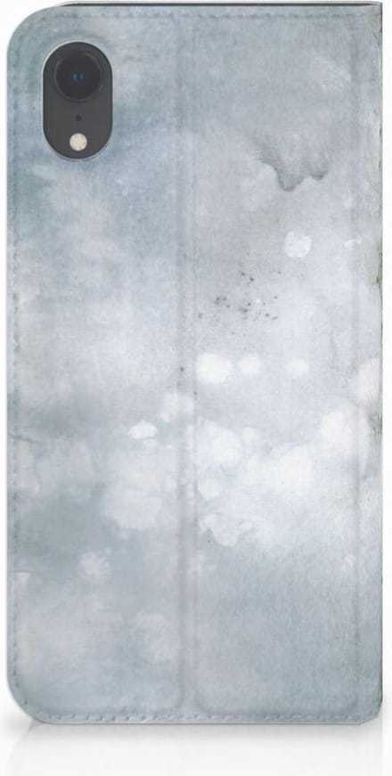 Standcase Hoesje voor Bookcase Apple iPhone Xr Painting Grey