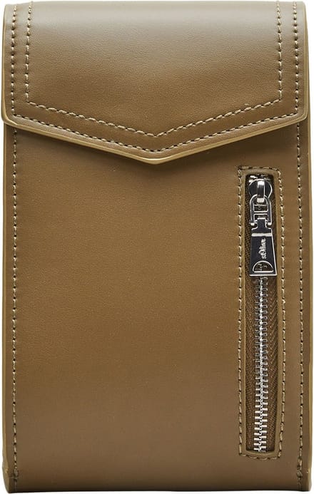 s.Oliver Telefoontasje Schoudertas Mobile Phone Bag Brown Olijfgroen