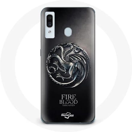 Coque - Game Of Thrones - Samsung Galaxy A30 - Noir - Rigide - Protection