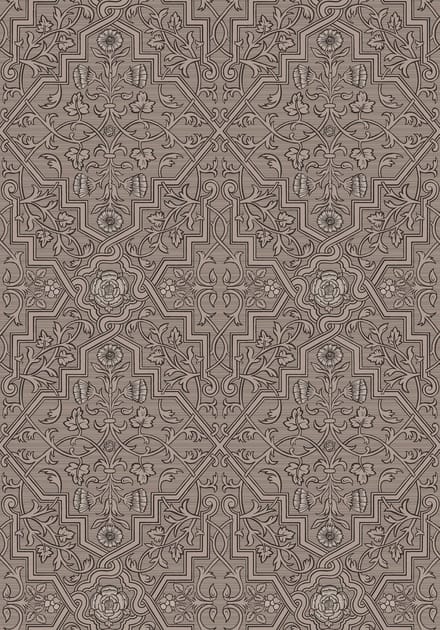Boråstapeter Vliesbehang 4502 - Anno - Klassiek Bruin - 53cm x 10.05m