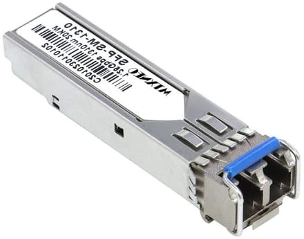 Netwerkmodule - SFP Transceiver - Netwerkverbinding Uitbreiden - Single Mode Glasvezel - 20KM - Zilver