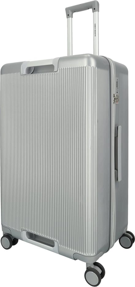 Enrico Benetti Seattle Grote Koffer 75 cm - 107 liter - Zilver