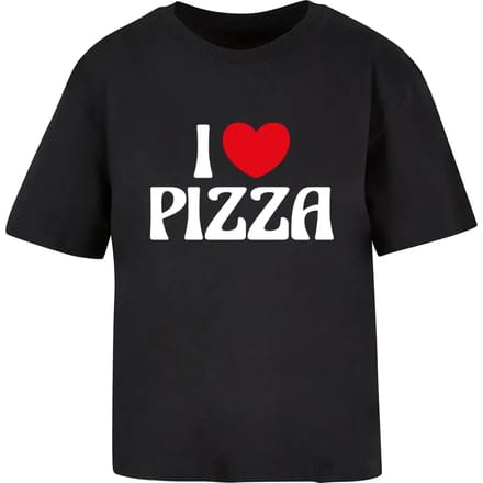 Dames-T-shirt Miss Tee Pizza Love