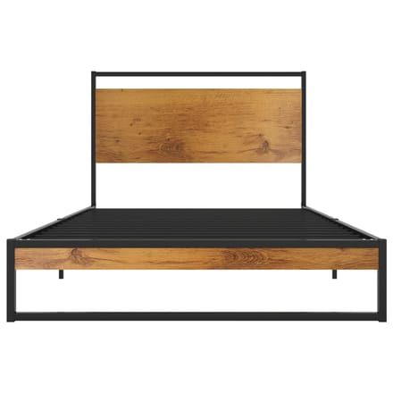 vidaXL - Bedframe - metaal - 100x200 - cm
