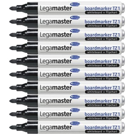 Whiteboardmarker Legamaster TZ 1 rond 1.5-3mm zwart