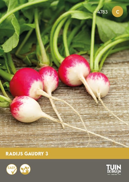 Tuin de Bruijn® zaden - Radijs Gaudry 3