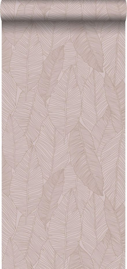 Origin Wallcoverings behang bladeren oudroze - 347712 - 0,53 x 10,05 m