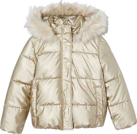 Vertbaudet Donsjack met capuchon voor meisjes met fleece voering