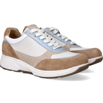 Xsensible Pristina Sneakers - Leer - Dames - Beige - Maat 41