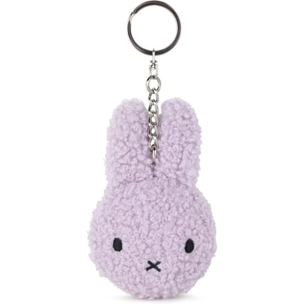 Nijntje eco teddy sleutelhanger, 10 cm, lila