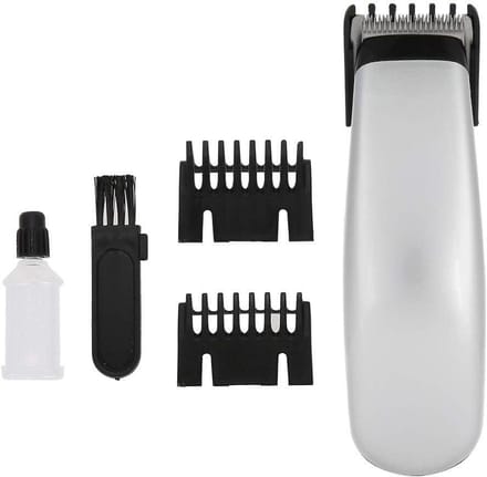 Elektrische Tondeuse - Haar Trimmer - Haar Styler - Gestroomlijnd Ontwerp - Draagbaar Formaat - Zilver