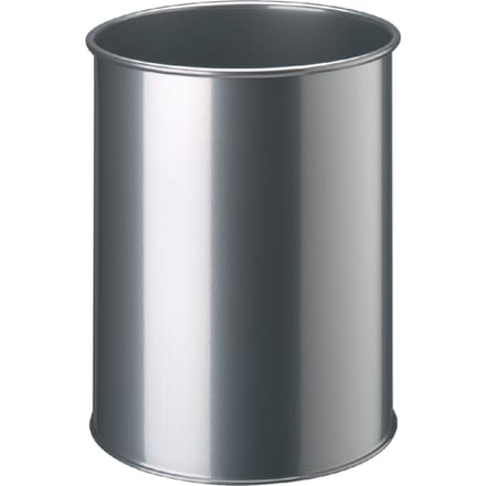 Papierbak Durable 3301 23 15liter Rond Zilvermetallic