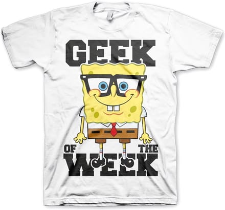 SpongeBob SquarePants Geek Of The Week T-shirt White