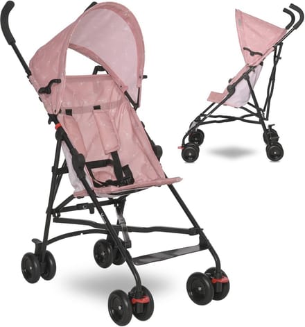 Ultra Lichte Buggy tot 15 kg - Compacte Zitbuggy met Inklapbare Kap en Ergonomische Handgrepen