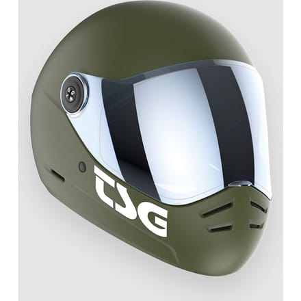TSG Pass 2.0 Solid Color +Bonus Visor Helm groen