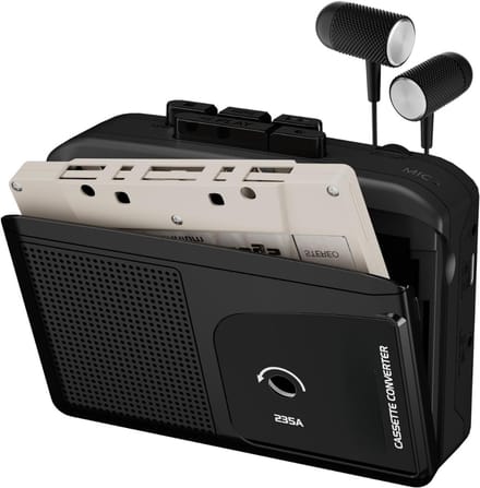 SNJY® Walkman - Casette Speler - Cassette Recorder - Zwart