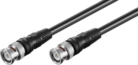 BNC Aansluitkabel - 75 Ohm - 2 meter - Zwart