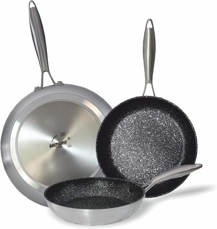 28 cm Aluminium Pan - Grijs - Ideaal voor Koken en Bakken