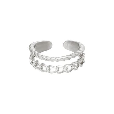 Ring endless love - Yehwang - Ring - Zilver - Stainless Steel - One size