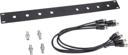 Antenne Rackkit - Front Mount Paneel - Draadloze Systemen - Verbeter Ontvangst - 1U Paneel - Zilver