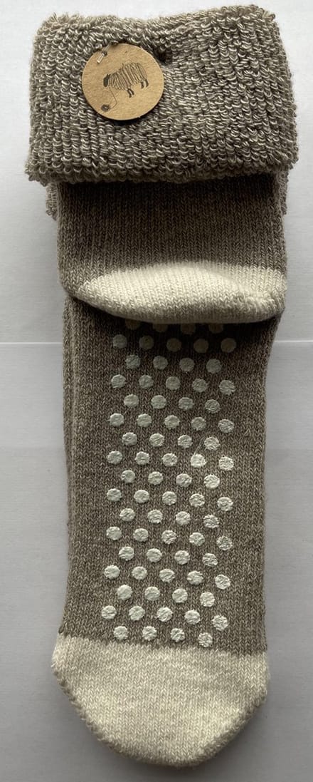 ARIESZZZ Huissokken Unisex - Beige/Bruin - Maat 35-38