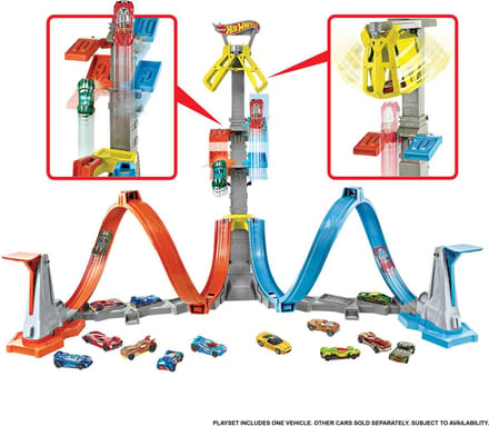 Hot Wheels Action - Loop & Lanceer Speelset Racebaan