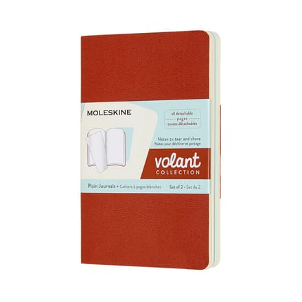 Moleskine Volant Journals - Pocket - Blanco - Oranje/Blauw