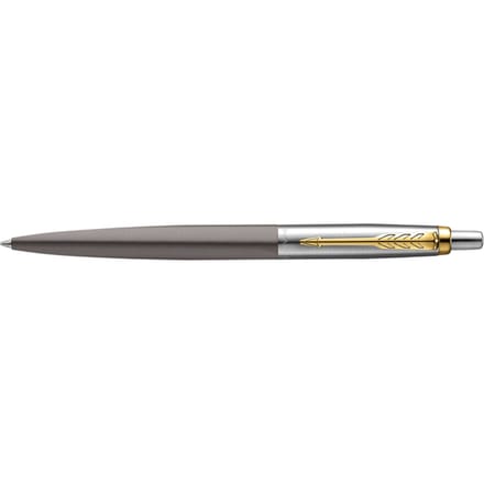 Parker Jotter XL Ballpoint Pen | Grey Lacquer with Gold Trims | Medium Point | Blue Ink Refill | Gift Box