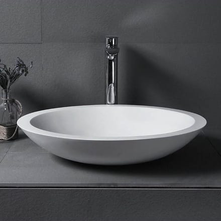 Vips Wasbak Solid Surface incl Afvoerplug