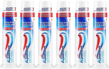 Aquafresh - Tandpasta - Fresh & Minty - Triple Protection - 100ml x 6