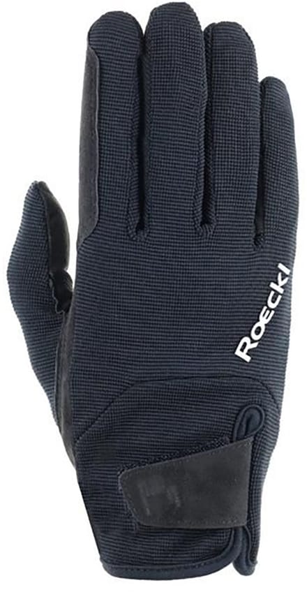 Rijhandschoen Roeckl Meura Black - 8 | Paardrij handschoenen