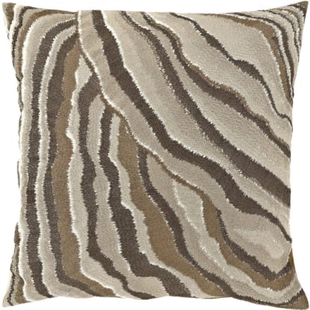 Unique Living - Sierkussen Ezra 45x45cm - Rocky Brown