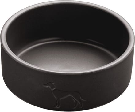 Keramische Voerbak Antraciet 2500 ml, Ø: 21,5 cm