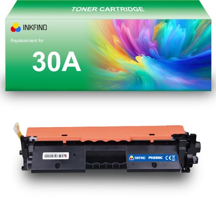 INKFIND 30A (CF230A) Tonercartridge compatibel met HP 30A CF230A - 1-pack Zwart
