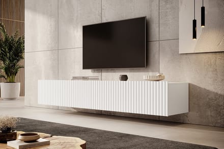 Meubella - TV-Meubel Pepinos - Wit - 200 cm