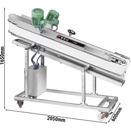 GGM Gastro Deegopboller - 1,10kW - Gewichtsbereik: ~100-2000g zilver