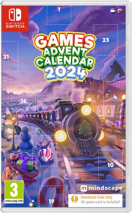 Games Advent Calendar 2024 (Code in a Box) - Nintendo Switch - Entertainment