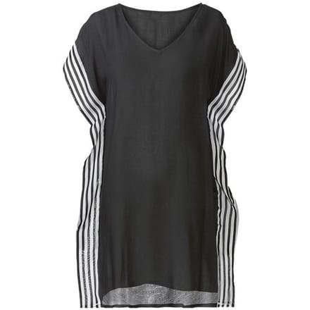 ESMARA Dames strandtuniek (Strepen/zwart, S (36/38))