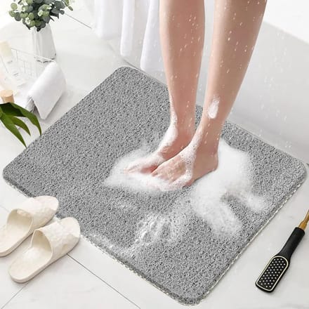 Core® Badmat antislip voor in bad - Douchemat antislip voor douche - Badmat antislip - Grijs - 60 cm x 60cm x 3cm