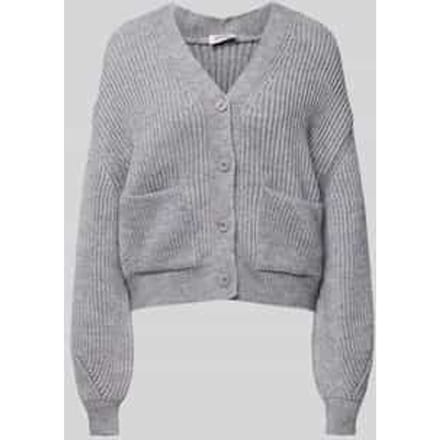 Oversized gebreid jack met wol