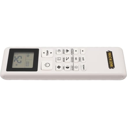3P593972-1E Airconditioner Afstandsbediening Vervanging met Wandmontagebeugel ABS white