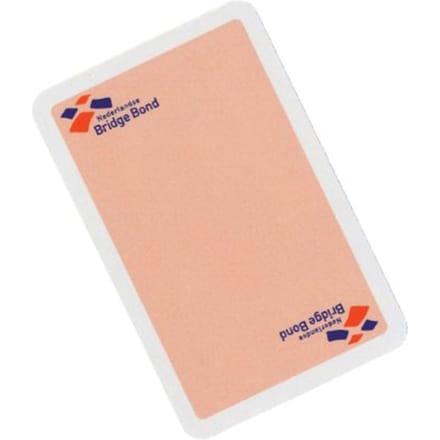 Speelkaarten bridge bond roze