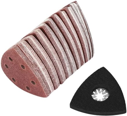 Allecto - Schuurset - Schuurpapier - Voor multitool - 101 stuks