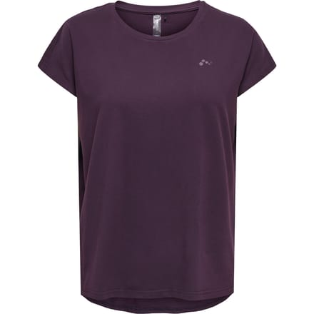ONLY PLAY AUBREE LIFE ON SS BAT LOOSE TEE NOOS Plum Perfect 15137012 plum per
