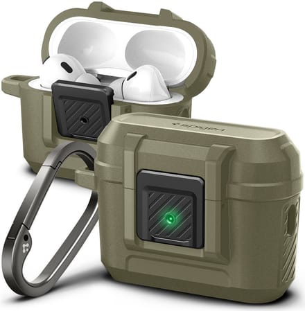 Spigen Lock Fit - vintage khaki - AirPods Pro 2