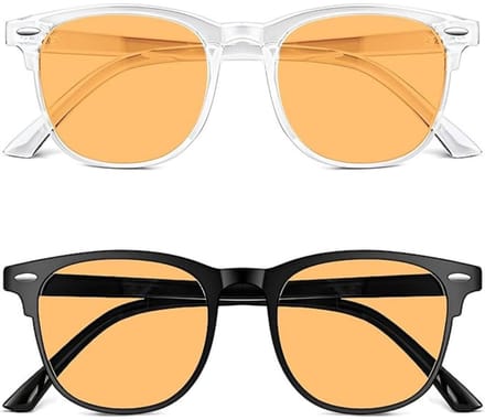 Blauw Licht Bril Zonder Sterkte - Blue Light Glasses - Computerbril - Zwart en Wit